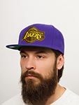 Бейсболка MITCHELL NESS арт. HHSS6047-LALYYPPPPURP Los Angeles Lakers NBA (фиолетовый)